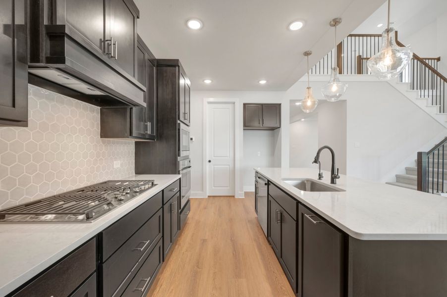 Furnished interior view inside a new home in The Meadows, Denton (Image 8).