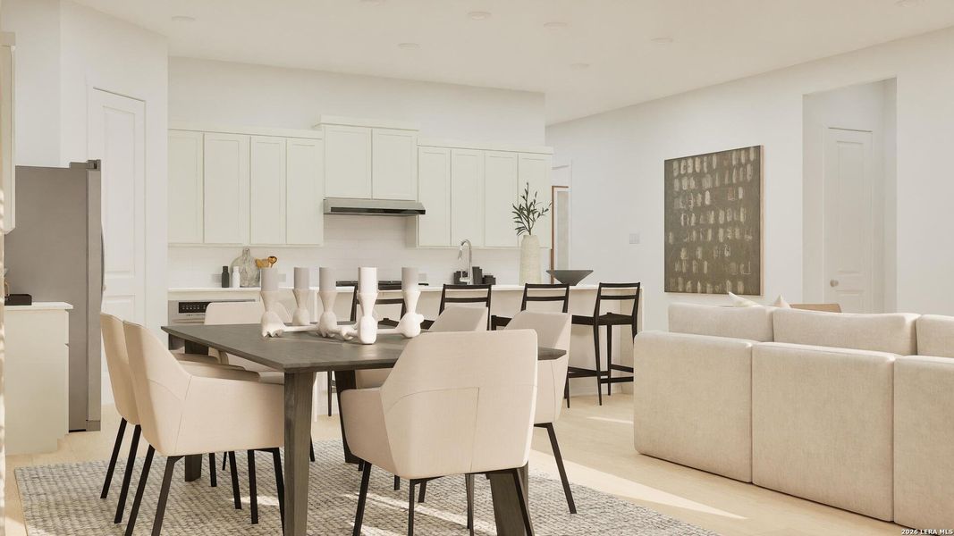 Furnished interior view inside a new home in Navarro Ranch, Seguin (Image 15).