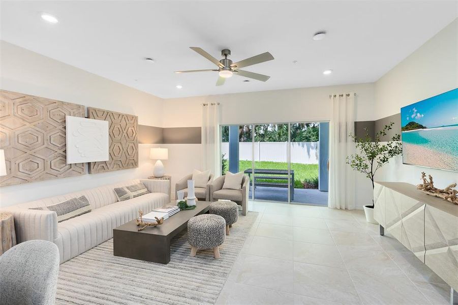 Furnished interior view inside a new home in Skylar Crest, Sanford (Image 13).
