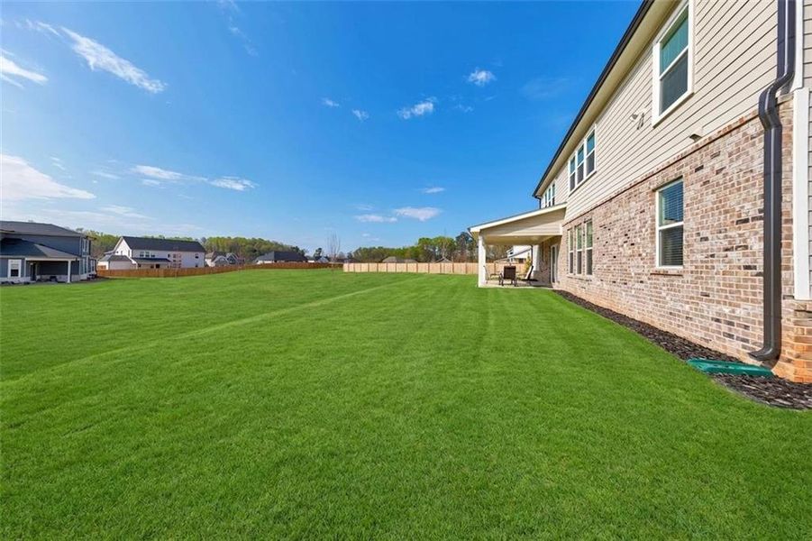 Exterior details and patio area of a home in Conner Farm, Dawsonville (Image 31).