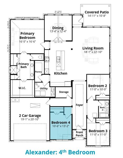 2D floor plan layout for the Alexander by John Houston Homes in Lake Forest, Woodway, TX (Image 5). 2D floor plan layout for the Alexander by John Houston Homes in Lake Forest, Woodway, TX (Image 5).