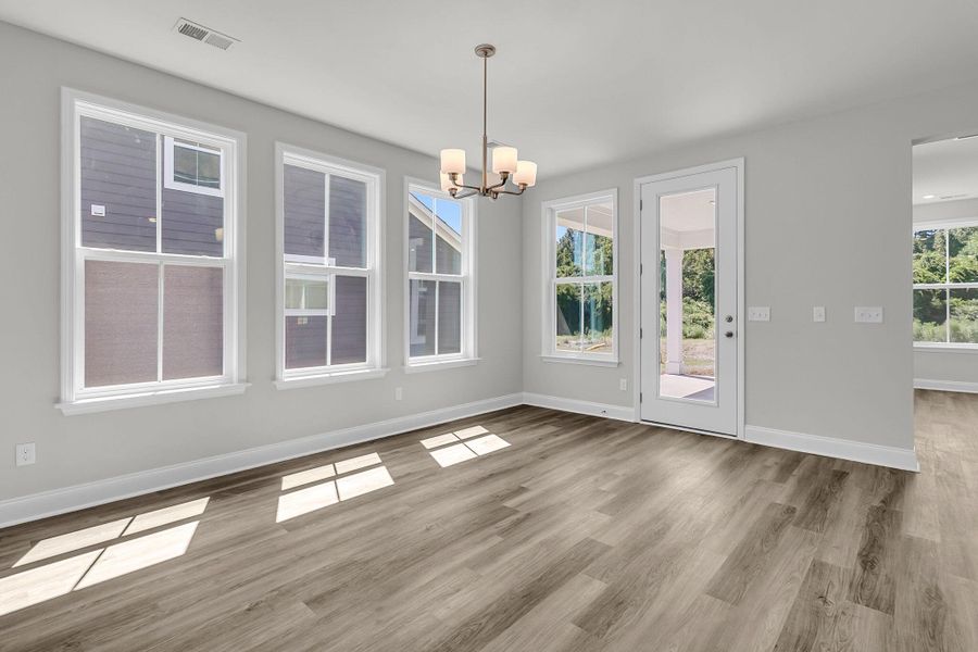 Spacious, unfurnished interior of a new home in Abbey Walk, Moncks Corner (Image 34). Spacious, unfurnished interior of a new home in Abbey Walk, Moncks Corner (Image 34).