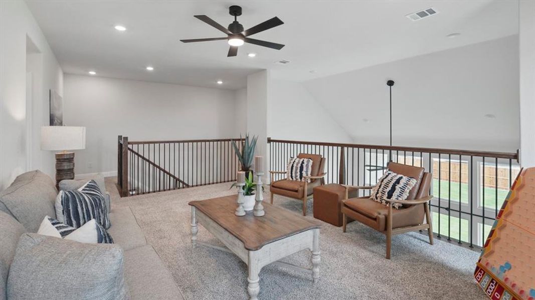 Furnished interior view inside a new home in Clearview Ranch, Royse City (Image 17).