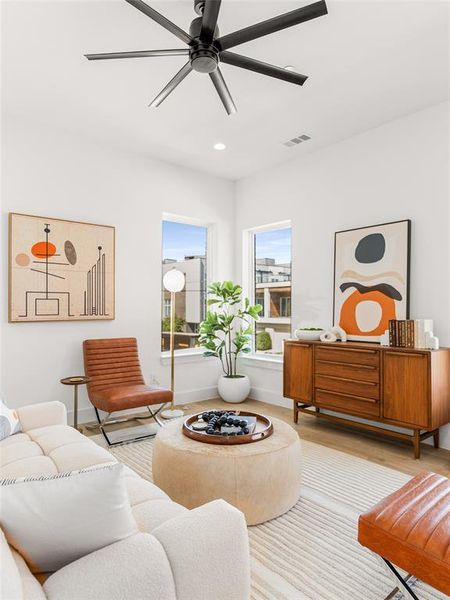 Furnished interior view inside a new home in , Dallas (Image 3). Furnished interior view inside a new home in , Dallas (Image 3).