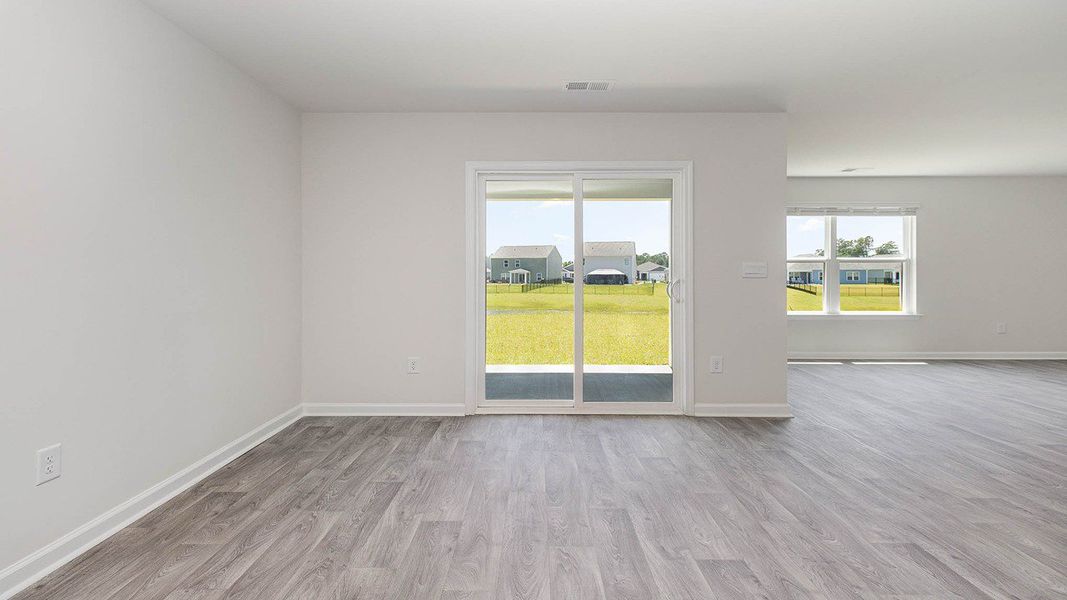 Representative unfurnished interior of a home built from the CALI by D.R. Horton in Heritage Crossing, Conway (Image 20).