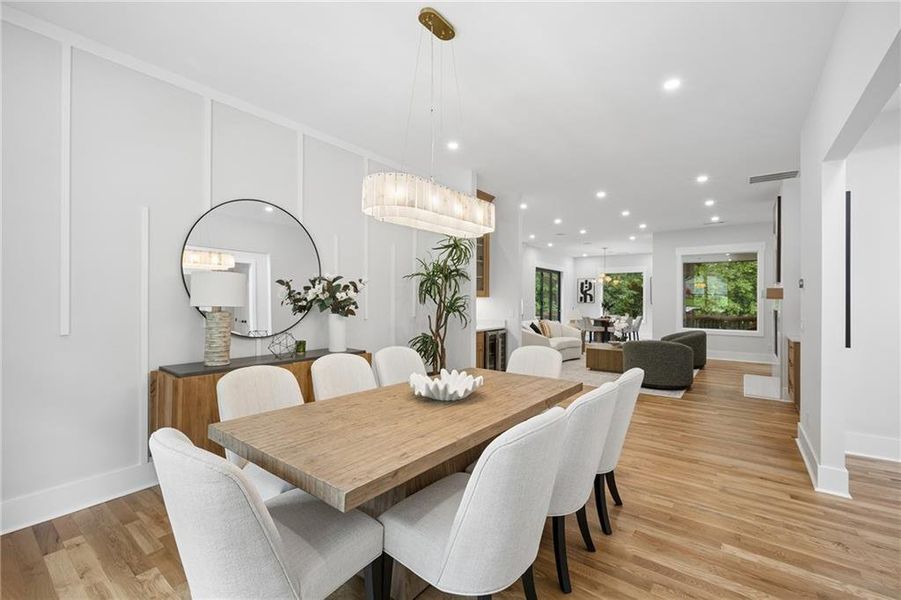 Furnished interior view inside a new home in , Atlanta (Image 56).