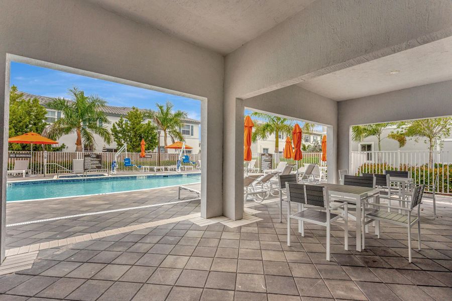 Exterior details and patio area of a home in , Coral Springs (Image 3). Exterior details and patio area of a home in , Coral Springs (Image 3).