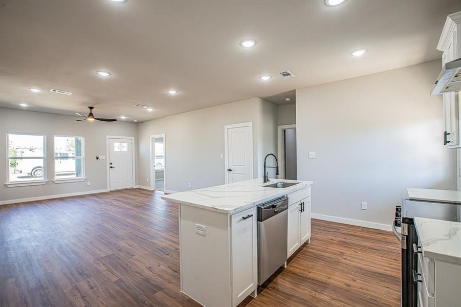 Furnished interior view inside a new home in , Bridgeport (Image 6).