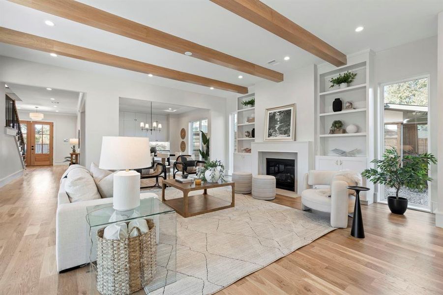 Furnished interior view inside a new home in , Dallas (Image 13).