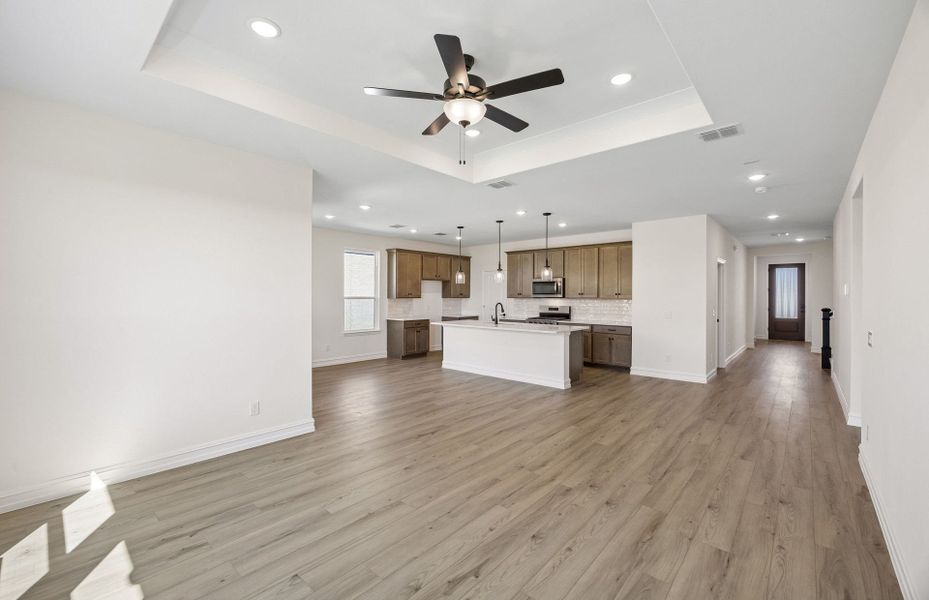 Spacious, unfurnished interior of a new home in Rosemary Fields, Godley (Image 16). Spacious, unfurnished interior of a new home in Rosemary Fields, Godley (Image 16).
