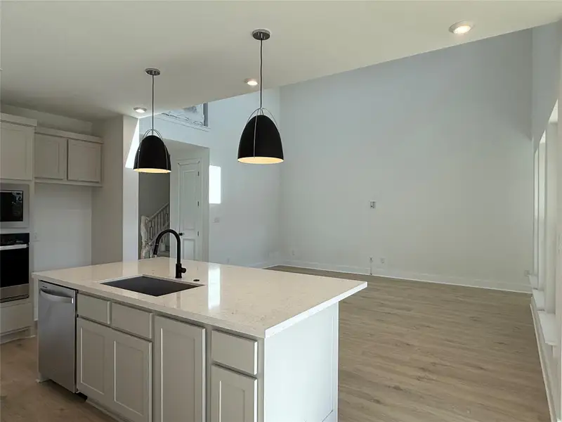 From Open Concept Kitchen to Family Room From Open Concept Kitchen to Family Room