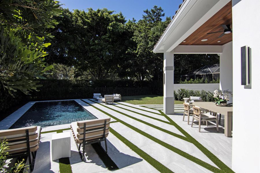 Exterior details and patio area of a home in , Wellington (Image 4).