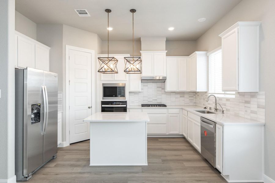 Furnished interior view inside a new home in Dunvale Village - Patio Home Collection, Houston (Image 7).