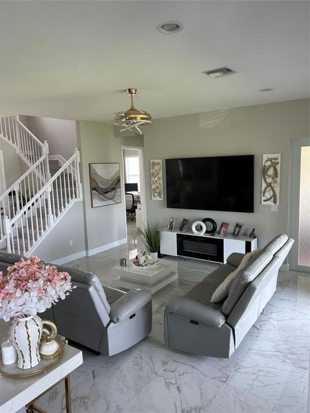 Furnished interior view inside a new home in , Loxahatchee (Image 10).
