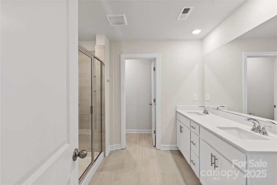 Furnished interior view inside a new home in Sutter's Mill, Mooresville (Image 8). Furnished interior view inside a new home in Sutter's Mill, Mooresville (Image 8).