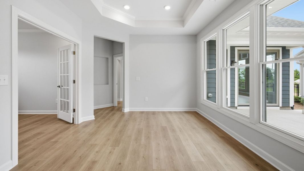 Spacious, unfurnished interior of a new home in The Courtyards at Oak Grove, Durham (Image 19).