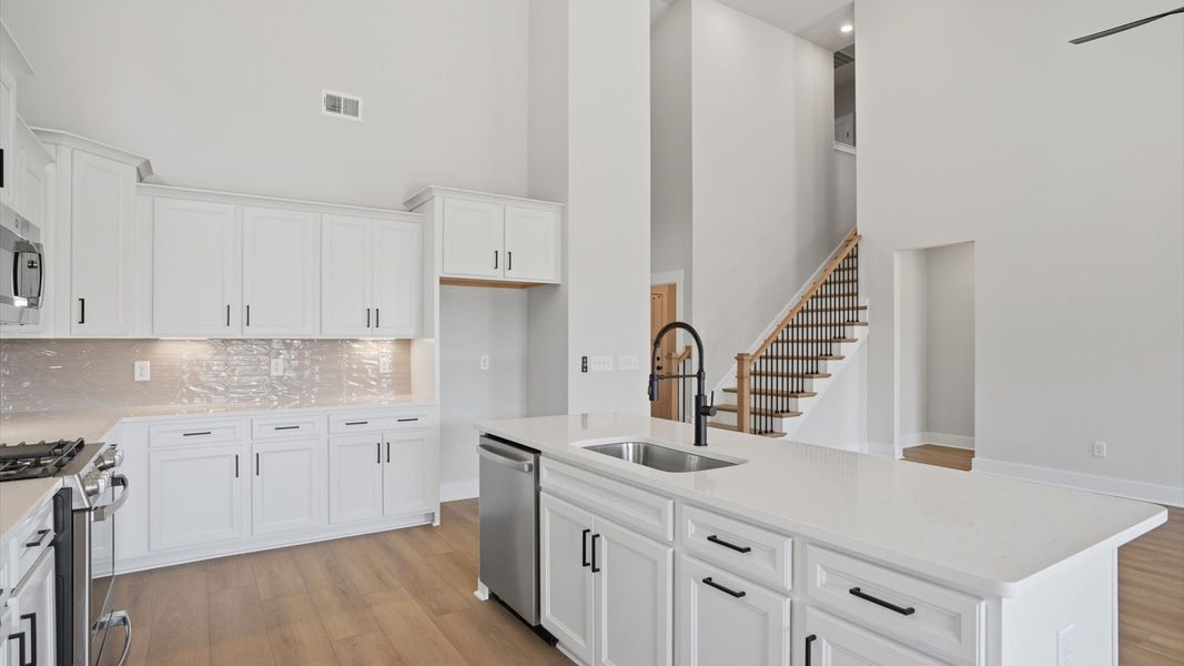 Furnished interior view inside a new home in Mulberry Estates, Simpsonville (Image 16).