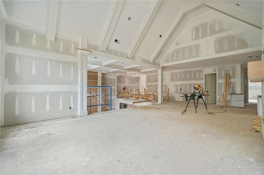 In-progress construction of a new home in , Suwanee, GA (Image 27).