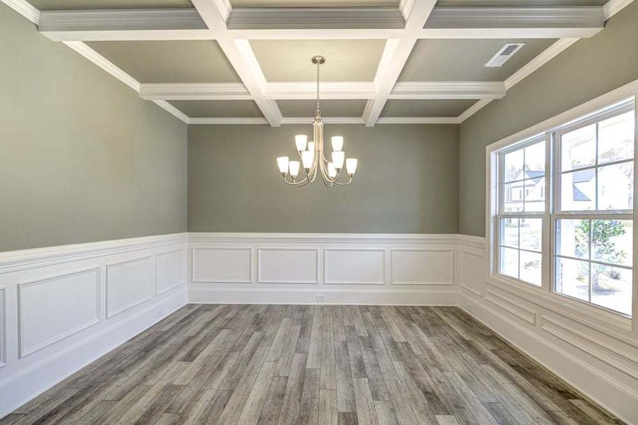 Representative unfurnished interior of a home built from the Pamlico by Caviness & Cates Communities in Bartlett Manor, Youngsville (Image 44).