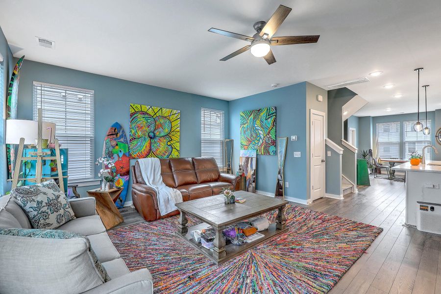 Furnished interior view inside a new home in , Hanahan (Image 14). Furnished interior view inside a new home in , Hanahan (Image 14).