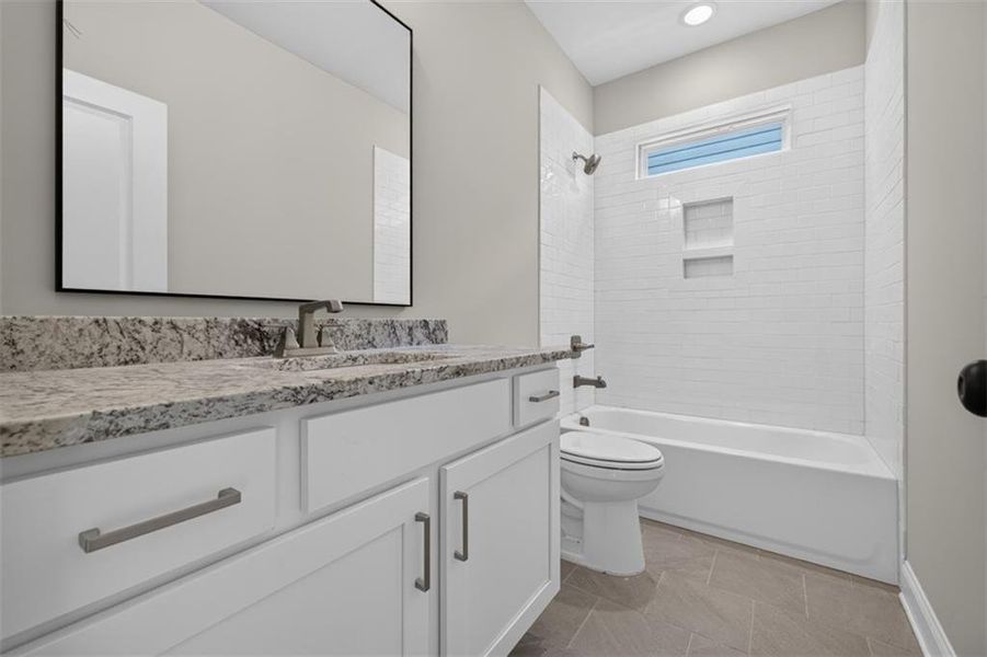 Furnished interior view inside a new home in , Flowery Branch (Image 8).