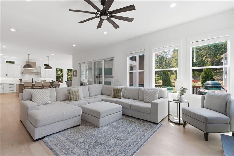 Furnished interior view inside a new home in , Cumming (Image 13).