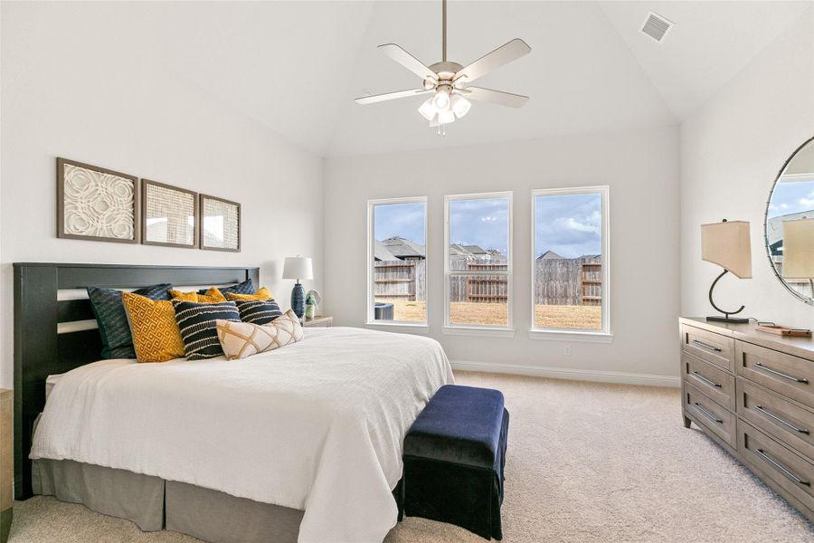 Furnished interior view inside a new home in Sunterra, Katy (Image 16). Furnished interior view inside a new home in Sunterra, Katy (Image 16).