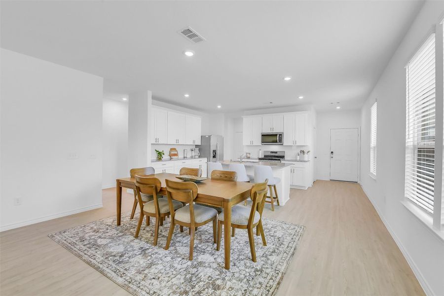 Furnished interior view inside a new home in Mavera, Conroe (Image 10).