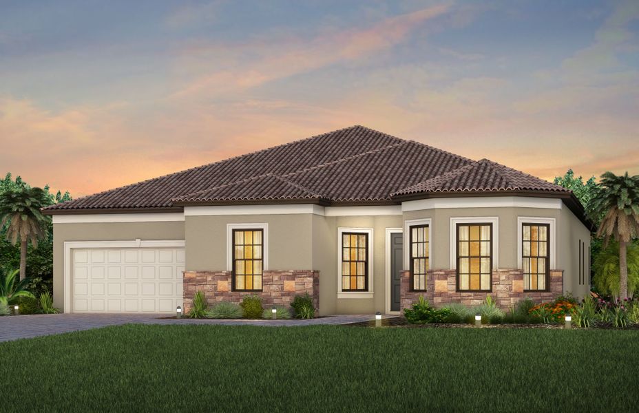 Exterior FM2 with optional stone Exterior FM2 with optional stone