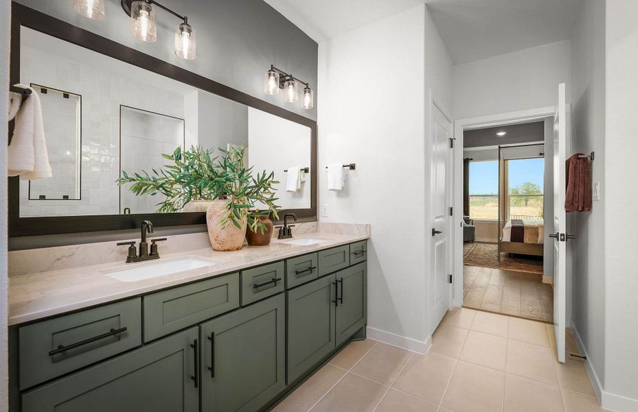 Representative furnished interior of a home built from the Prestige by Del Webb in Sun City Texas, Georgetown (Image 16).