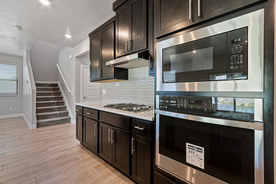 Furnished interior view inside a new home in The View at Desert Springs | Thoughtful Collection, El Paso (Image 6). Furnished interior view inside a new home in The View at Desert Springs | Thoughtful Collection, El Paso (Image 6).