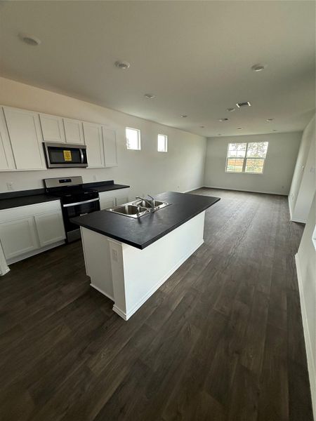 Furnished interior view inside a new home in Valverde, Bastrop (Image 4). Furnished interior view inside a new home in Valverde, Bastrop (Image 4).
