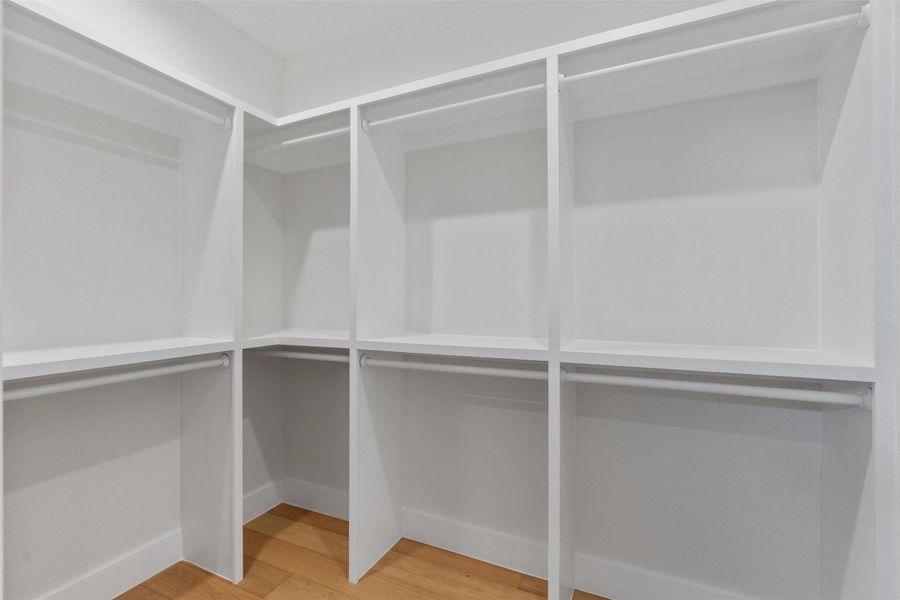 Custom Closet in Primary Bedroom