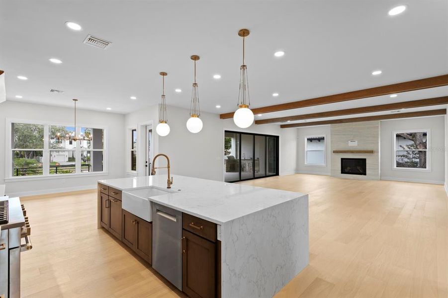 Furnished interior view inside a new home in , Tampa (Image 37).