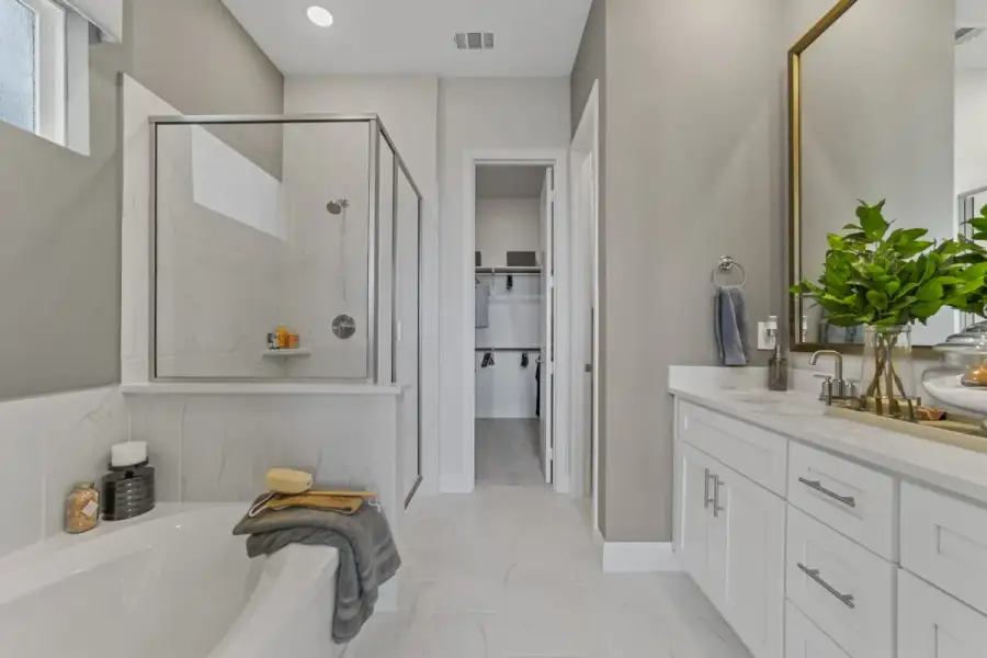 Representative furnished interior of a home built from the Melrose by Landon Homes in Lexington Frisco, Frisco (Image 19).