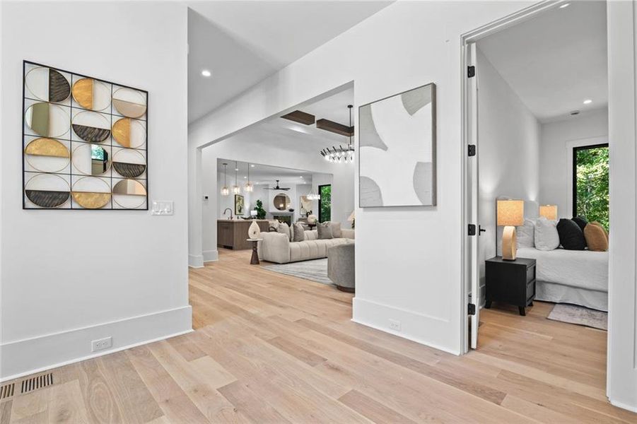 Furnished interior view inside a new home in , Atlanta (Image 59). Furnished interior view inside a new home in , Atlanta (Image 59).