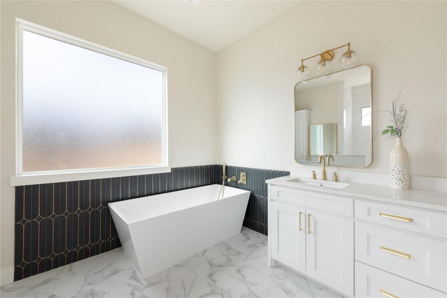 Furnished interior view inside a new home in , Jonestown (Image 12).