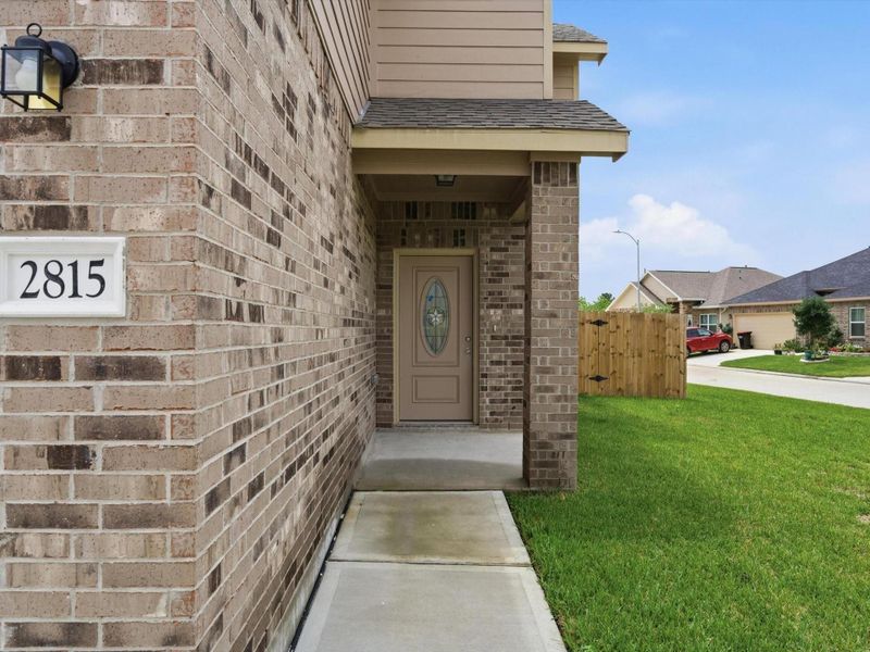 Exterior details and patio area of a home in , Houston (Image 3).