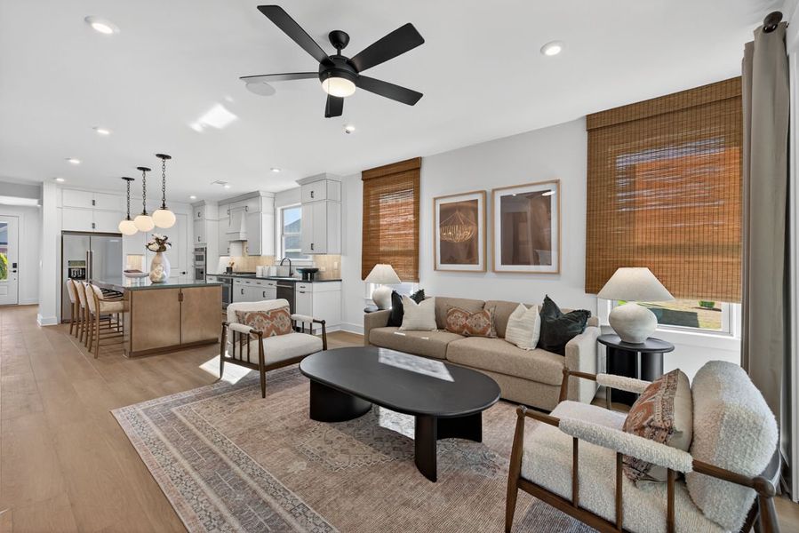 Representative furnished interior of a home built from the Mainstay by Pulte Homes in Everhour, Newnan (Image 3).