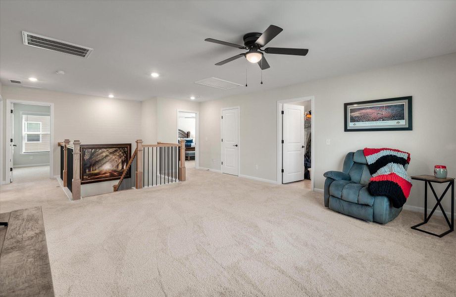 Furnished interior view inside a new home in Parker's Preserve, Ridgeville (Image 43).