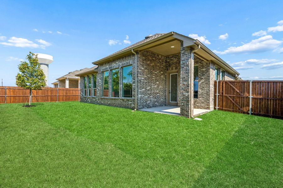 Front exterior of a new home in Parkmont – Timberbrook, Justin, TX, highlighting curb appeal (Image 30).