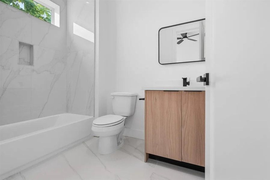 Furnished interior view inside a new home in , Houston (Image 7).