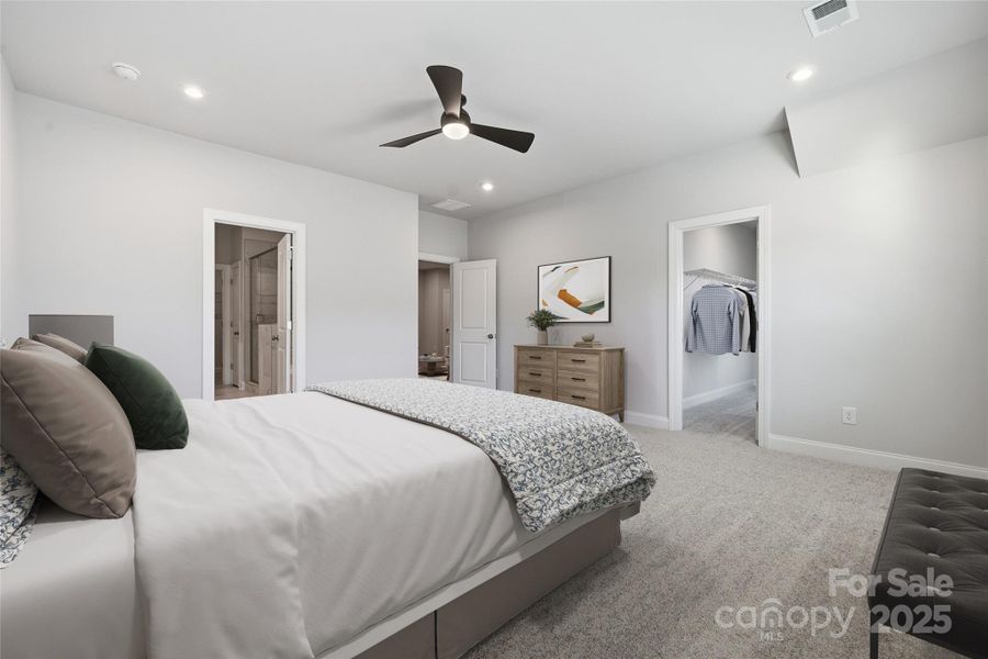 Furnished interior view inside a new home in Tillery at Wilson Farms, Fort Mill (Image 9).