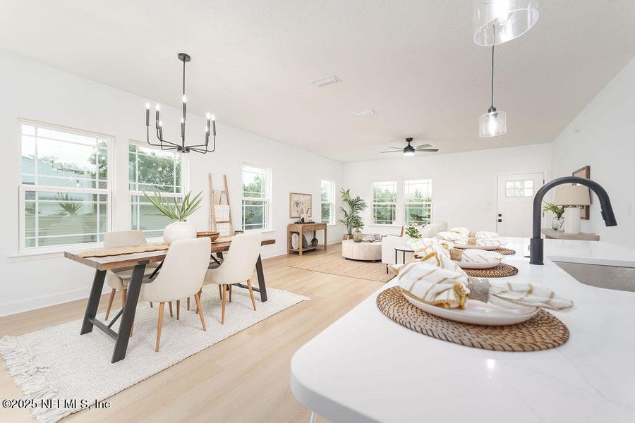 Furnished interior view inside a new home in , Keystone Heights (Image 9).