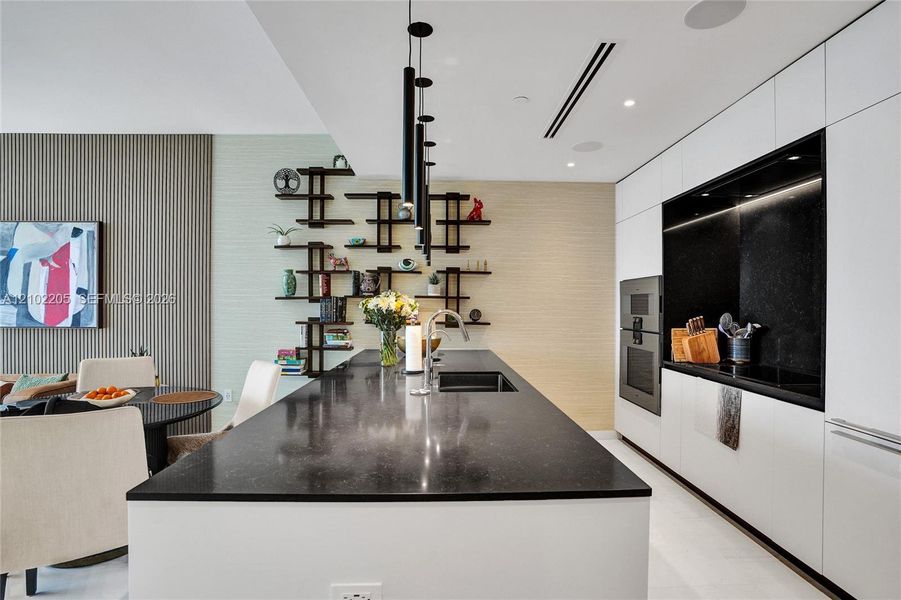 Furnished interior view inside a new home in , Miami (Image 17).