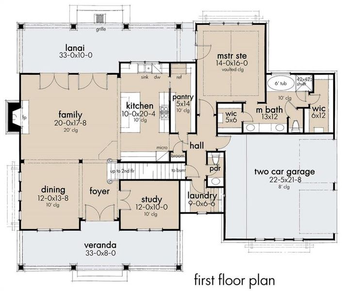 2D floor plan layout of this home in , Cornelia, GA (Image 4).