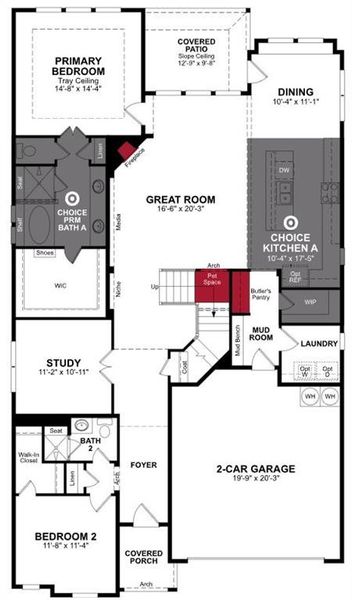 Beazer Homes Enclave at Legacy Hills Summerfield floorplan