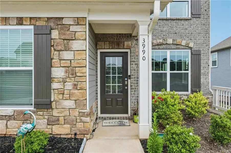 Exterior details and patio area of a home in , Cumming (Image 25).