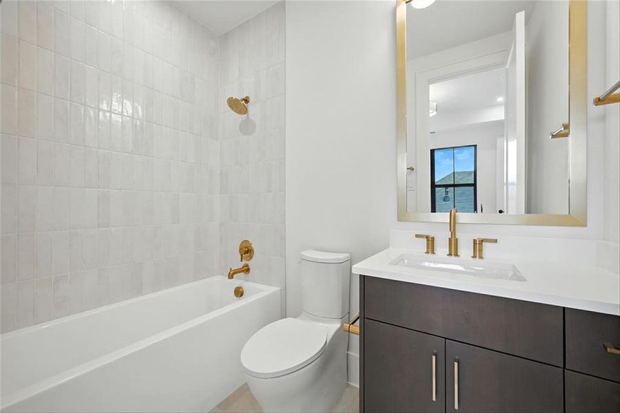 Furnished interior view inside a new home in Fields, Frisco (Image 5).