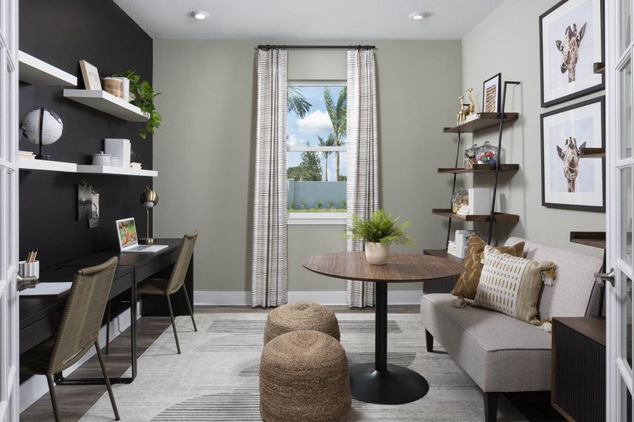 Representative furnished interior of a home built from the Pinnacle by Mattamy Homes in Wellen Park, Venice (Image 11).